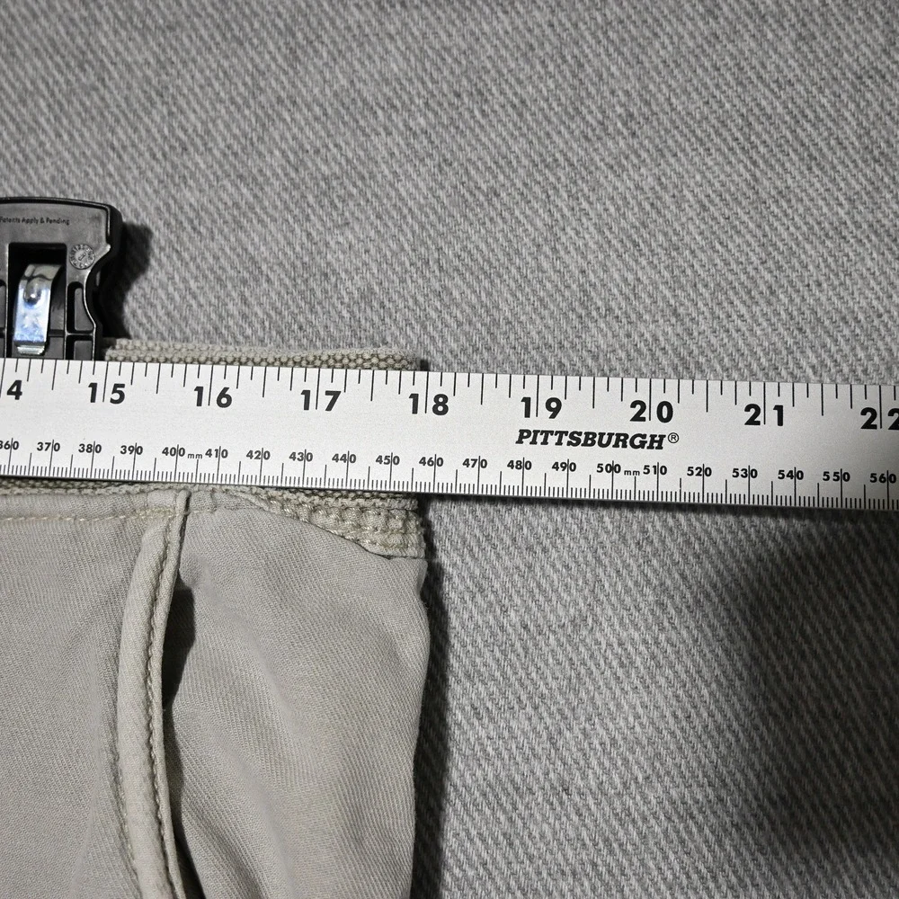 Jetlag Cargo Shorts Mens 100% Cotton Multi Pocket 33 Khaki
